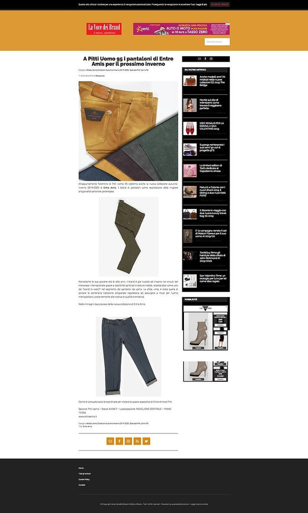 La voce dei brand - EntreAmis