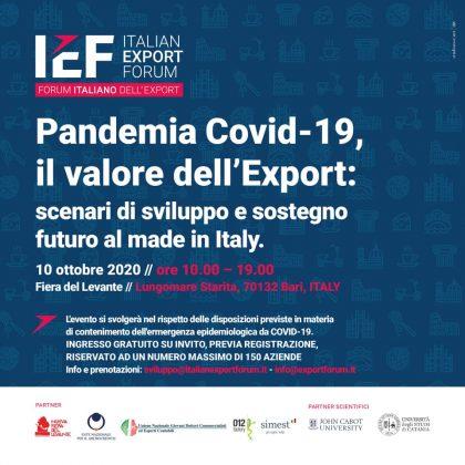 Pandemia Covid-19, il valore dell’Export: scenari di sviluppo e sostegno futuro al made in Italy - EntreAmis