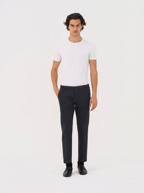 PANTALONE TASCA AMERICA SLIM CORTO