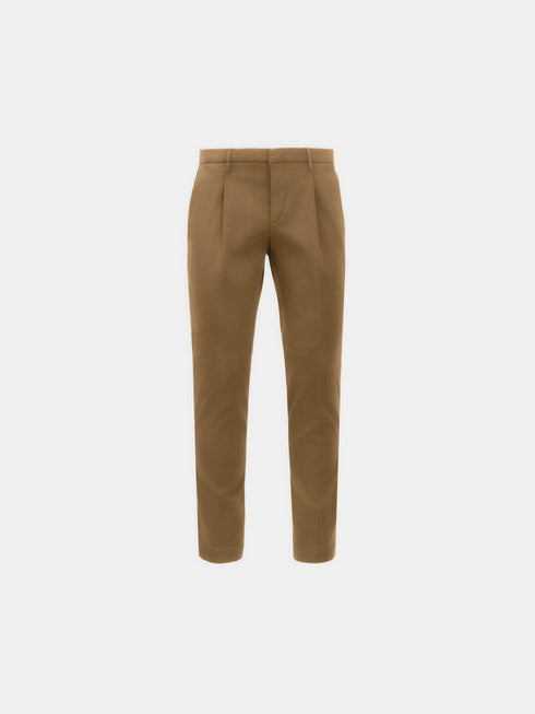 PANTALONE TASCA AMERICA CON PINCES CORTO