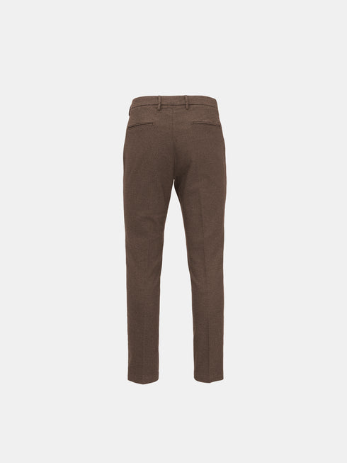 PANTALONE TASCA AMERICA CON PINCES CORTO