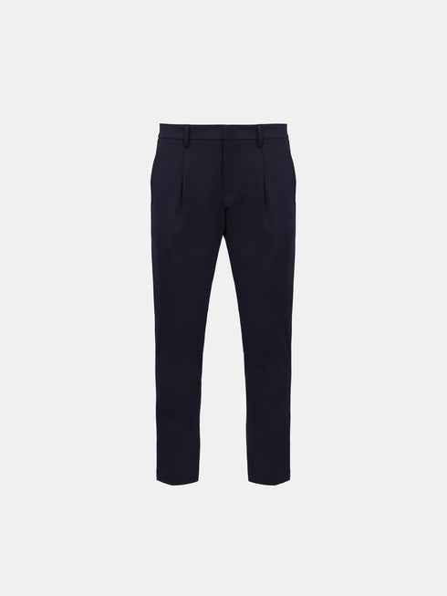 PANTALONE TASCA AMERICA CON PINCES CORTO