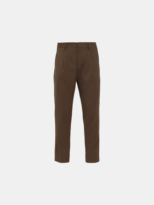 PANTALONE TASCA AMERICA CON PINCES CORTO