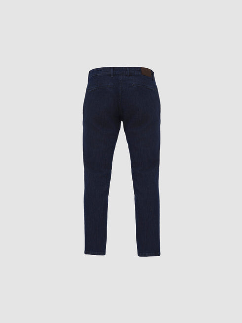 PANTALONE TASCA AMERICA DENIM CON FRISI DIETRO