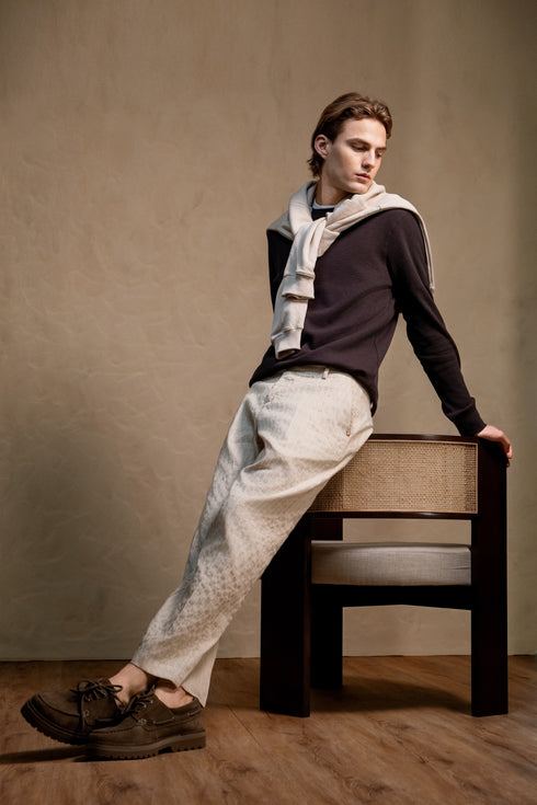 PANTALONE TASCA AMERICA CON PINCES CORTO