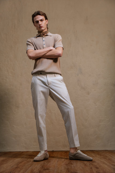 AMERICAN POCKET TROUSERS WITH PLEATS SHORT