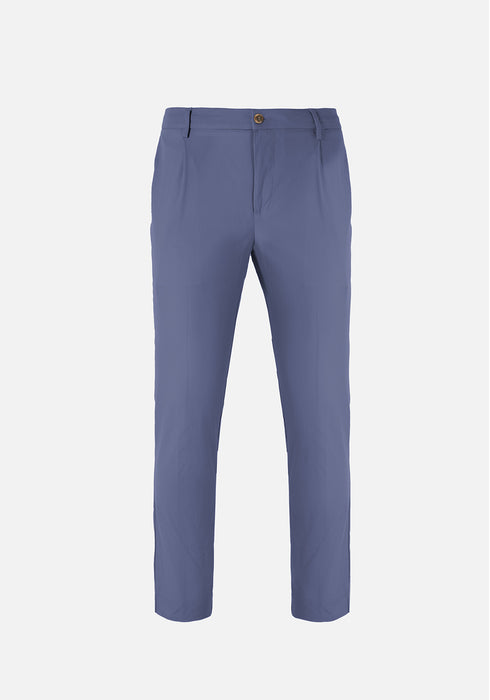 TROUSERS WITH ELASTIC AND PLEATS
