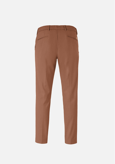 TROUSERS WITH ELASTIC AND PLEATS