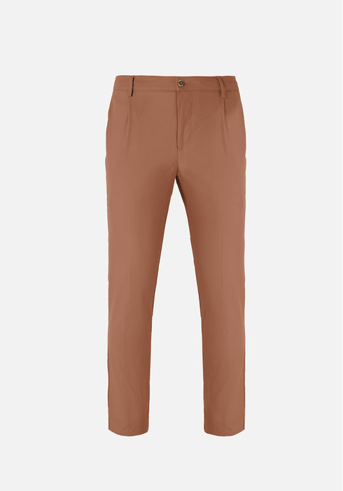 TROUSERS WITH ELASTIC AND PLEATS