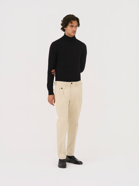 PANTALONE DOPPIA PINCES REGULAR FIT